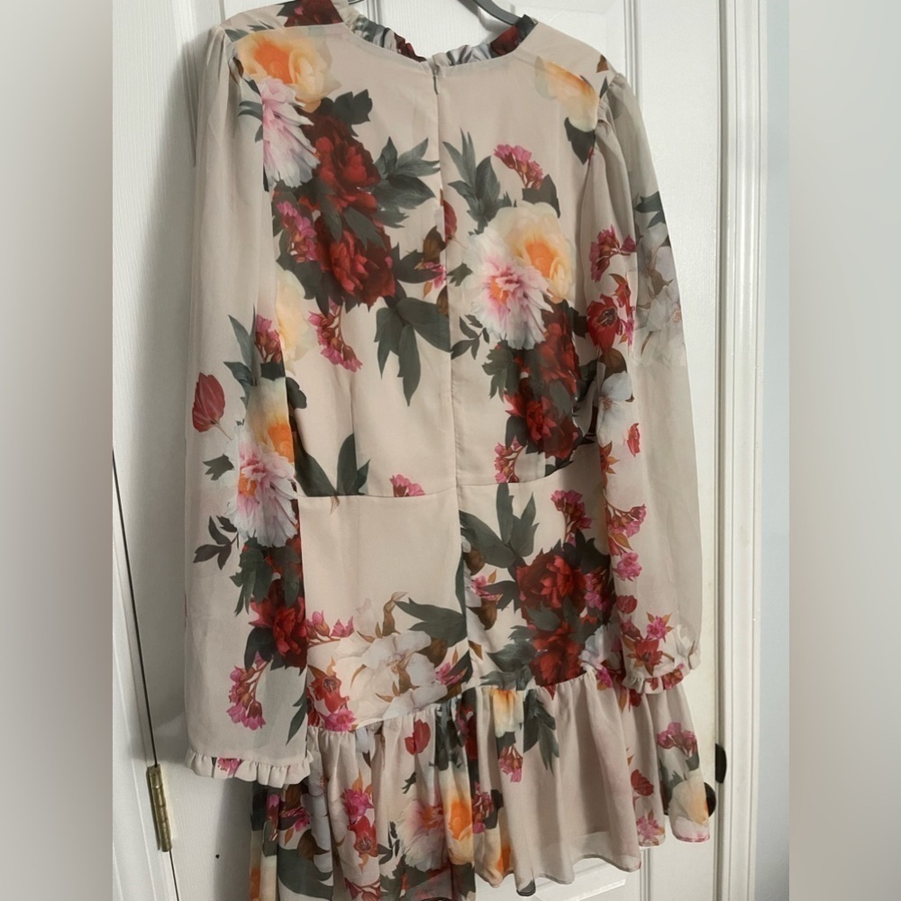 Cooper St Multicolor Floral Dress Ruffled - Picture 7 of 8